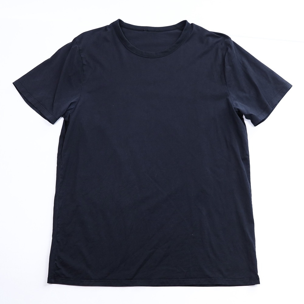 Lululemon Training T-Shirt Mens Medium Black Crew Short Sleeve Performance Tee